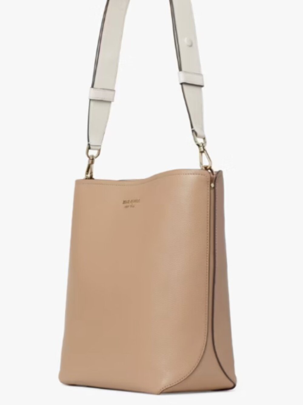 Kate Spade New York Beige Multi River Large Bucket Bag - Picture 2 of 16